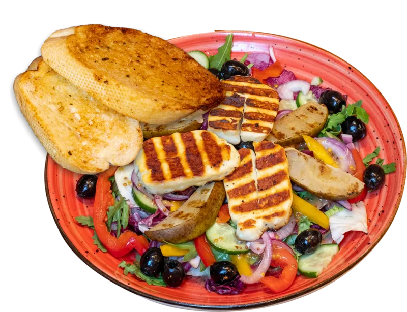 Sałatka z serem Halloumi